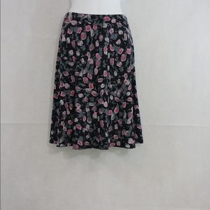 Black Flower Skirt.